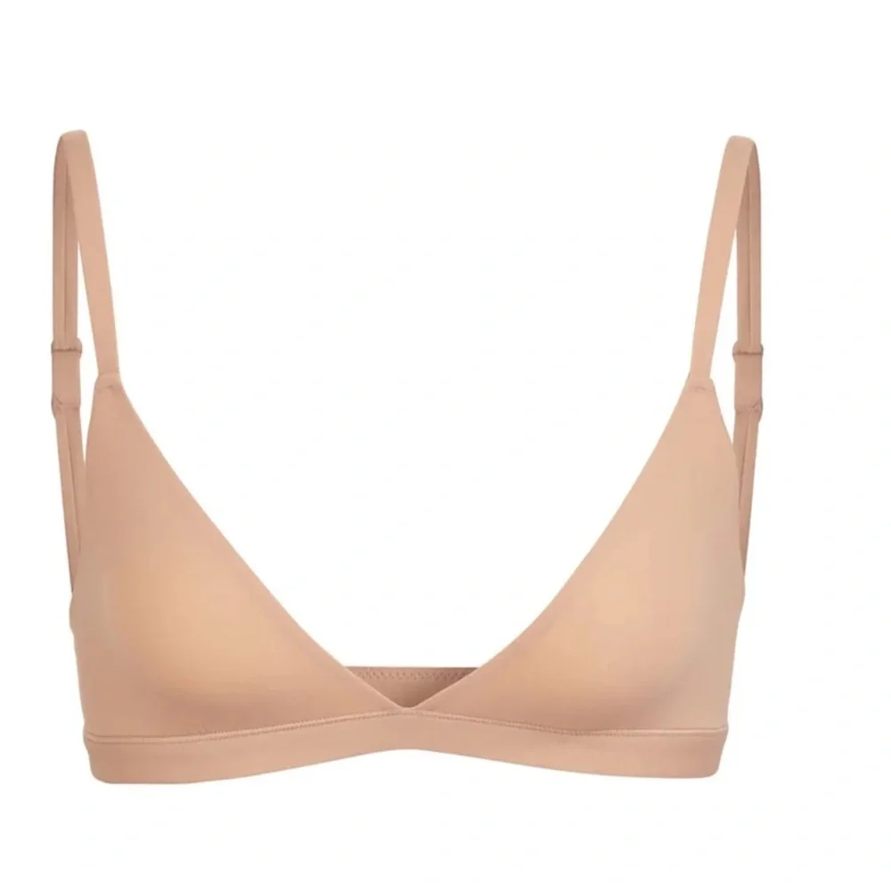 NWT SKIMS Fits Everybody Triangle Bralette Ochre Size‎ S - Picture 2 of 7